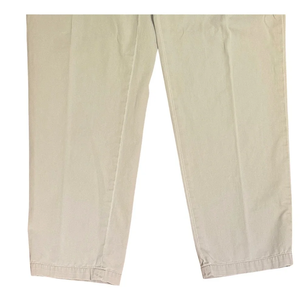 Polo Ralph Lauren Mens Classic Fit Pleated Chino Pants Khaki 34x30 preppy